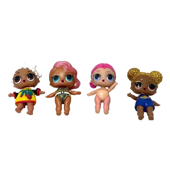 Lol MGA Tiny Dolls Lot of 4 Cute 2016 2017 2018 - Picture 1 of 6